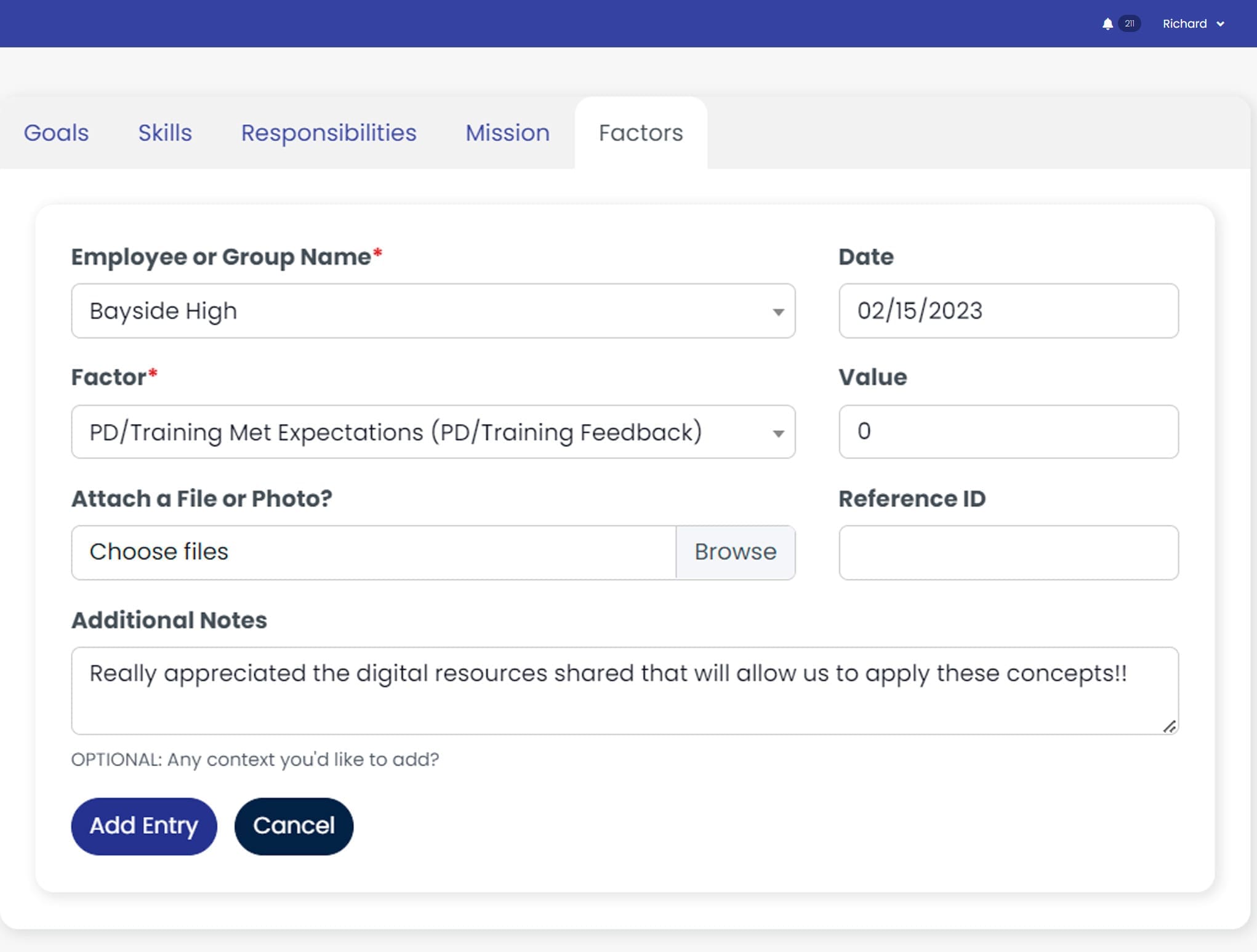 Contextualized-Feedback and Self-development-LoopSpire Utilize multiple feedback modules to gather actionable insights on the underlying factors affecting all stakeholders, including faculty, students, and parents across campuses.