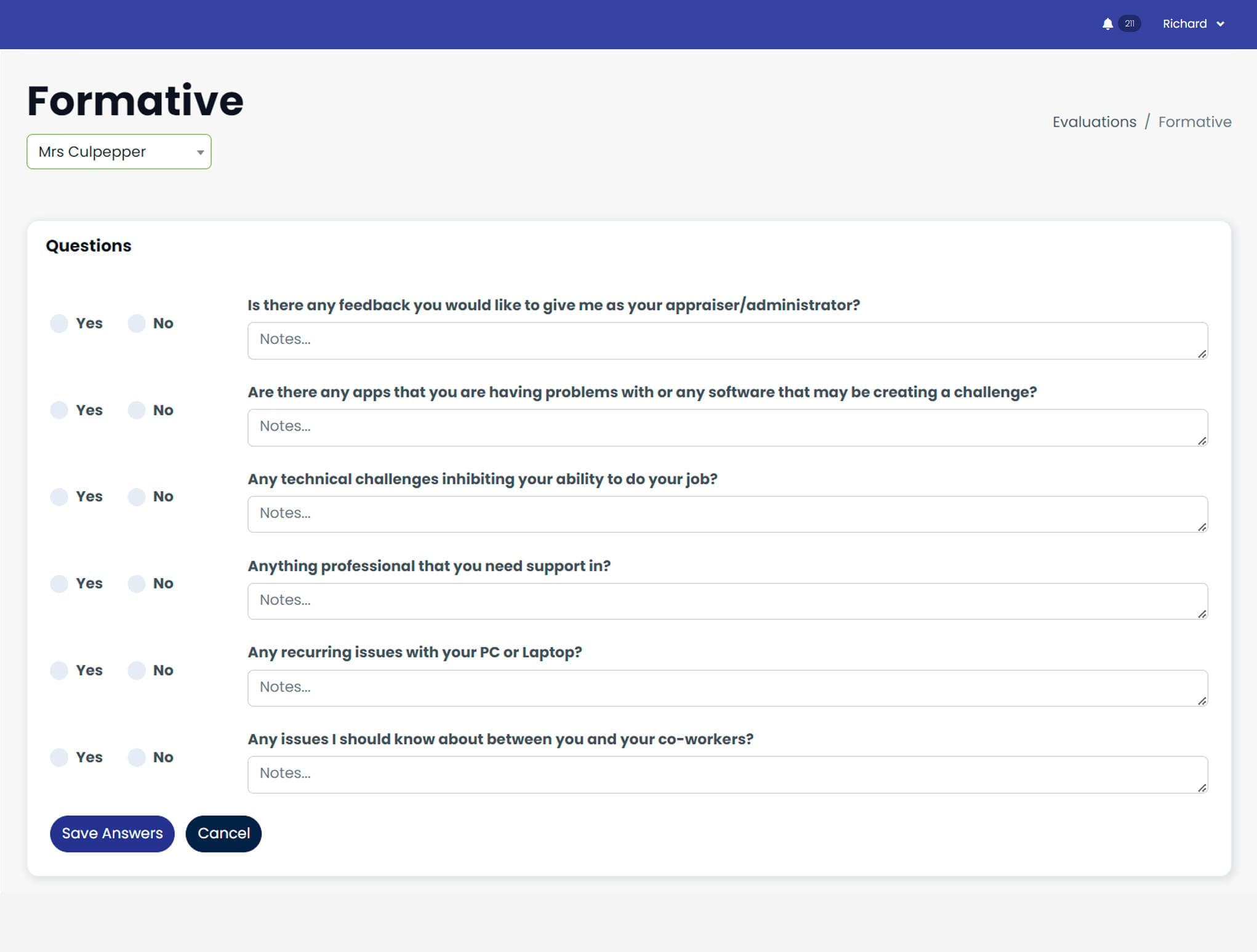 Wellness check-Ins with LoopSpire for your Campuses Ensure the well-being of your staff and students on your campuses by being deliberate in conducting regular one-on-one Wellness Check-Ins to discuss their challenges, achievements, and potential solutions.