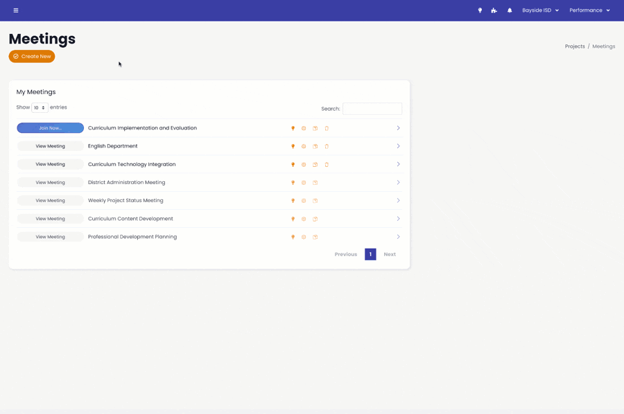 Make meetings meaningful by incorporating feedback from other application modules, integrating third-party applications, and providing real-time updates.